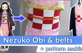 Authentic Nezuko Kamado Demon Slayer cosplay costume with kimono and bamboo muzzle