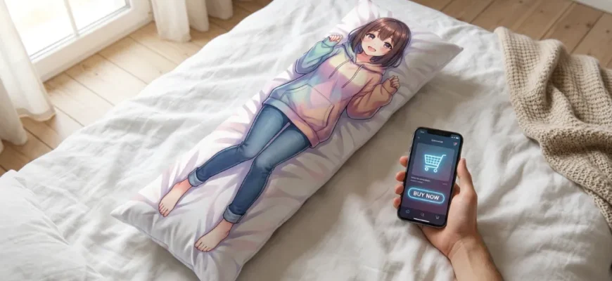 Дакимакура с аниме персонажем в полный рост 150x50 см